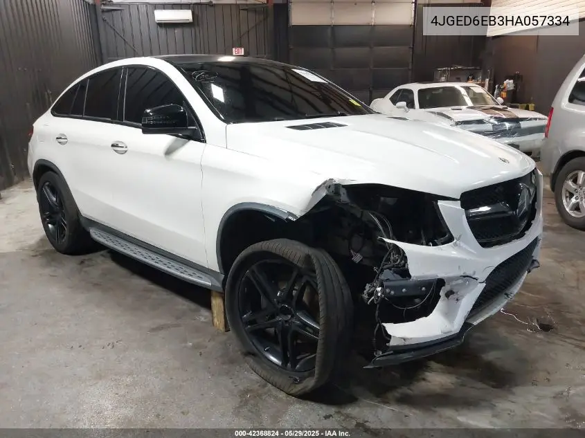 2017 Mercedes-Benz Amg Gle 43 Coupe 4Matic VIN: 4JGED6EB3HA057334 Lot: 42368824
