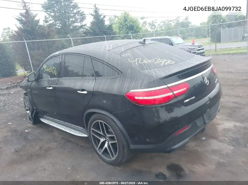 2018 Mercedes-Benz Amg Gle 43 Coupe 4Matic VIN: 4JGED6EB8JA099732 Lot: 42603970