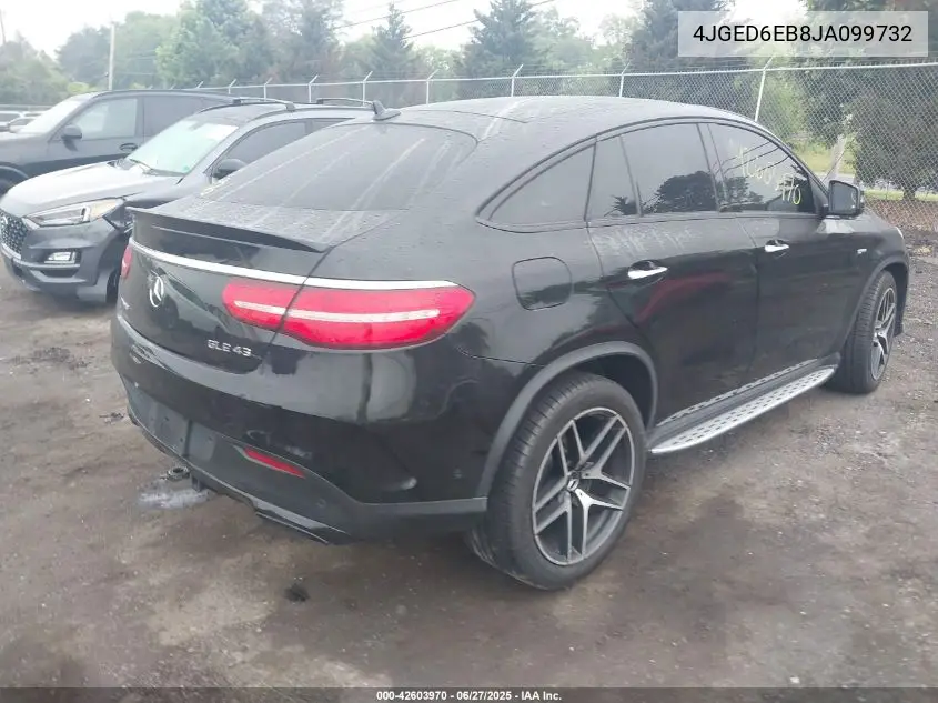 2018 Mercedes-Benz Amg Gle 43 Coupe 4Matic VIN: 4JGED6EB8JA099732 Lot: 42603970