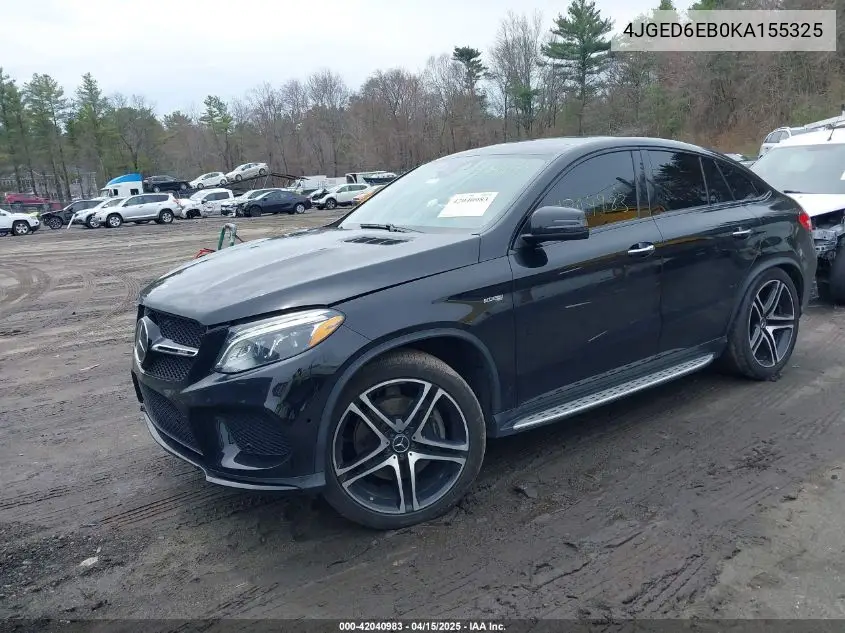 2019 Mercedes-Benz Amg Gle 43 Coupe 4Matic VIN: 4JGED6EB0KA155325 Lot: 42040983