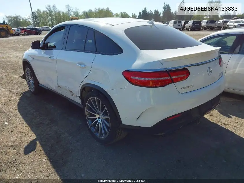 2019 Mercedes-Benz Amg Gle 43 Coupe 4Matic VIN: 4JGED6EB8KA133833 Lot: 42097080