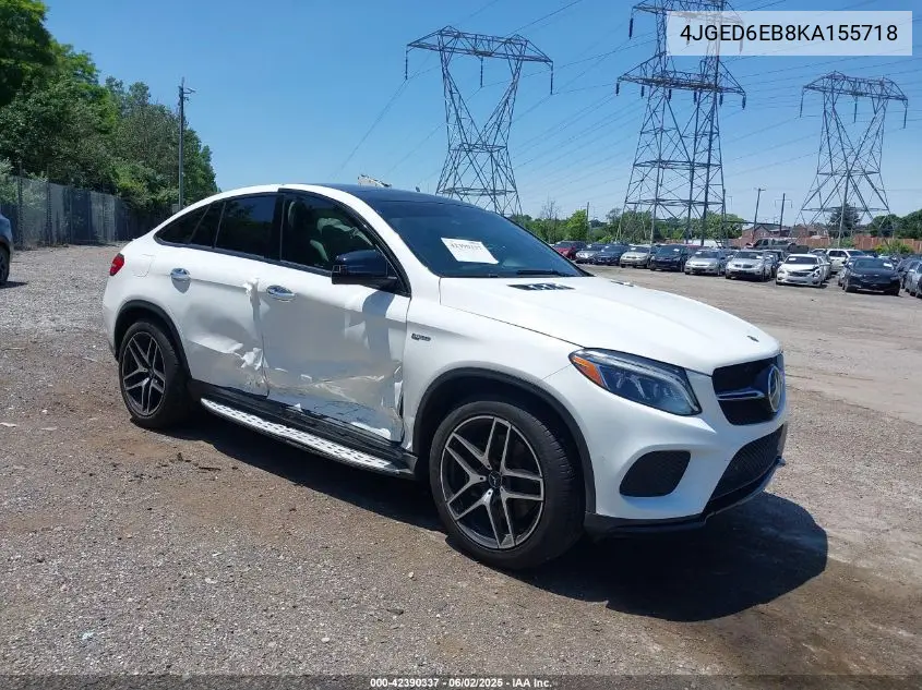 2019 Mercedes-Benz Amg Gle 43 Coupe 4Matic VIN: 4JGED6EB8KA155718 Lot: 42390337