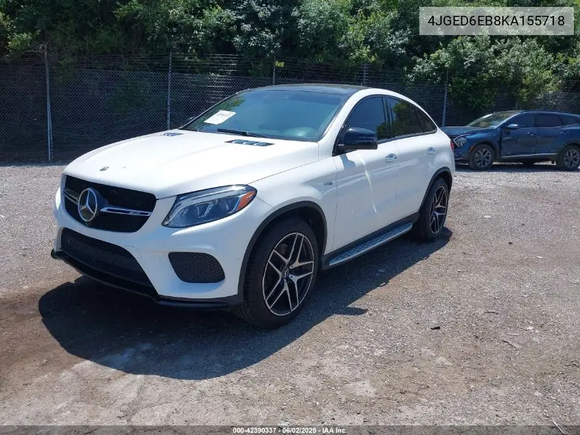 2019 Mercedes-Benz Amg Gle 43 Coupe 4Matic VIN: 4JGED6EB8KA155718 Lot: 42390337