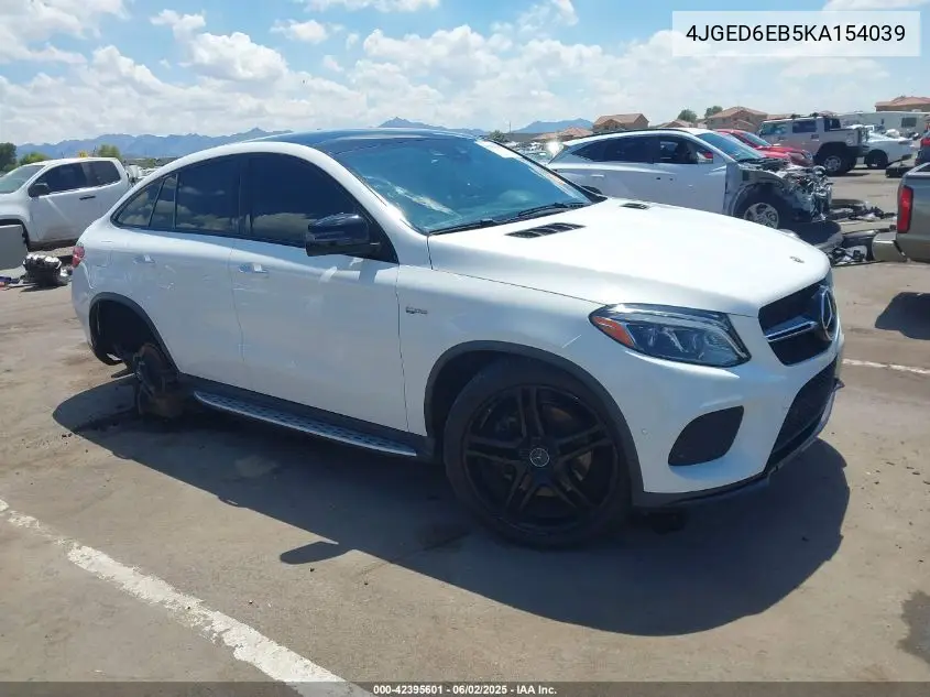 2019 Mercedes-Benz Amg Gle 43 Coupe 4Matic VIN: 4JGED6EB5KA154039 Lot: 42395601