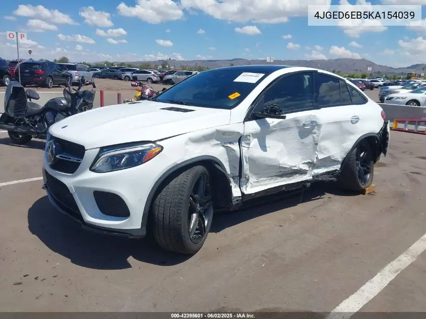2019 Mercedes-Benz Amg Gle 43 Coupe 4Matic VIN: 4JGED6EB5KA154039 Lot: 42395601