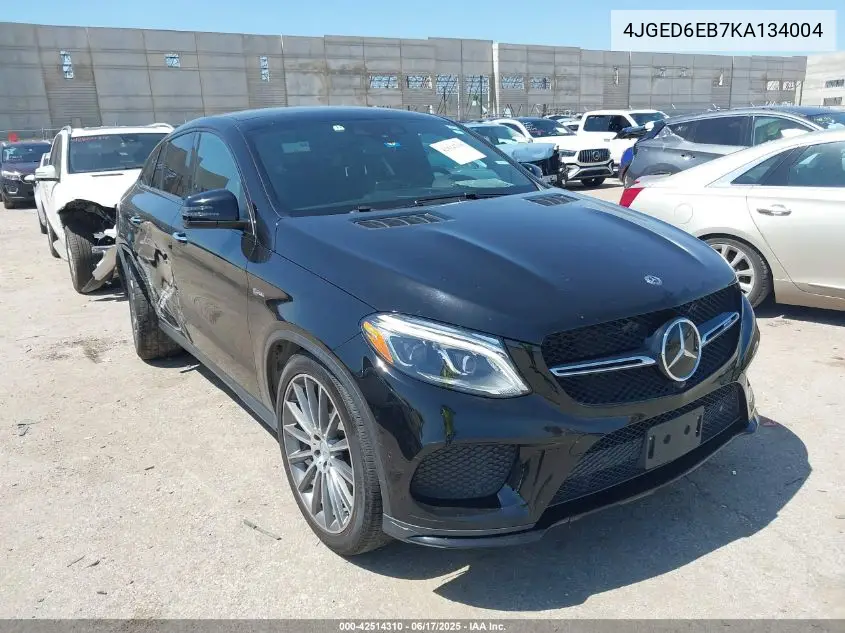 2019 Mercedes-Benz Amg Gle 43 Coupe 4Matic VIN: 4JGED6EB7KA134004 Lot: 42514310