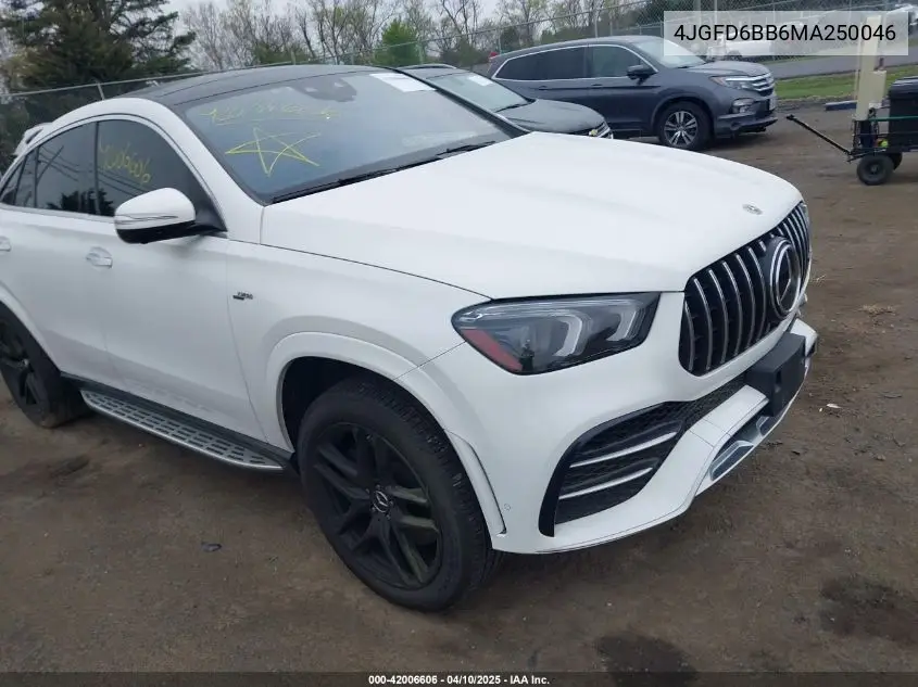 2021 Mercedes-Benz Amg Gle 53 Coupe 4Matic VIN: 4JGFD6BB6MA250046 Lot: 42006606