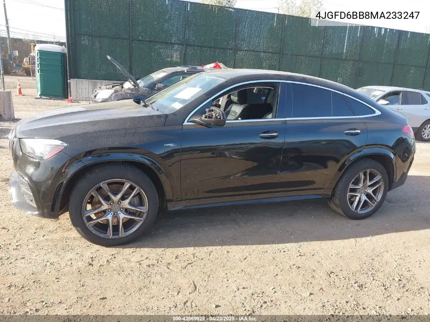 2021 Mercedes-Benz Amg Gle 53 Coupe 4Matic VIN: 4JGFD6BB8MA233247 Lot: 42069929