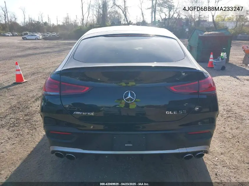 2021 Mercedes-Benz Amg Gle 53 Coupe 4Matic VIN: 4JGFD6BB8MA233247 Lot: 42069929