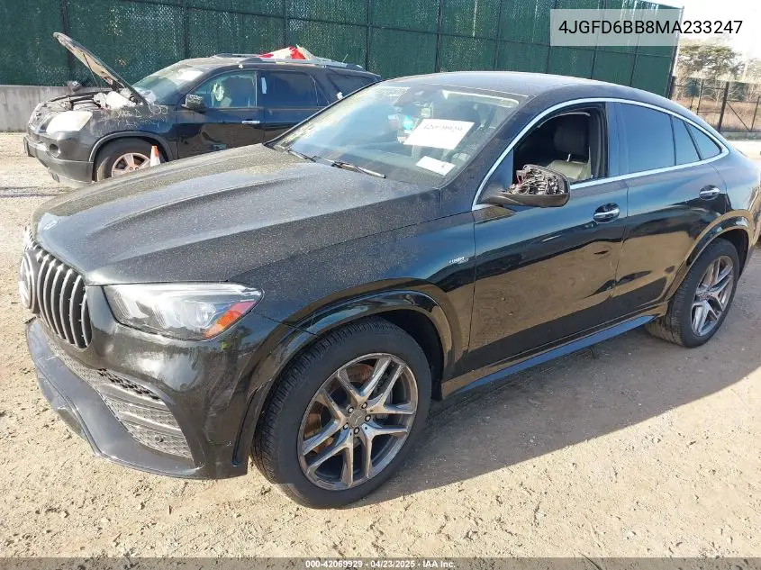 2021 Mercedes-Benz Amg Gle 53 Coupe 4Matic VIN: 4JGFD6BB8MA233247 Lot: 42069929