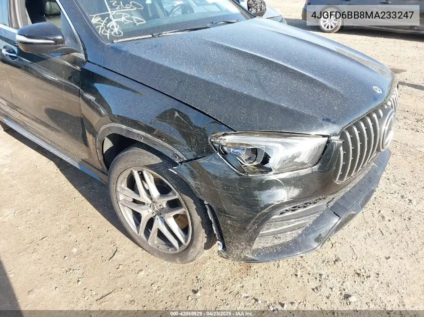 2021 Mercedes-Benz Amg Gle 53 Coupe 4Matic VIN: 4JGFD6BB8MA233247 Lot: 42069929