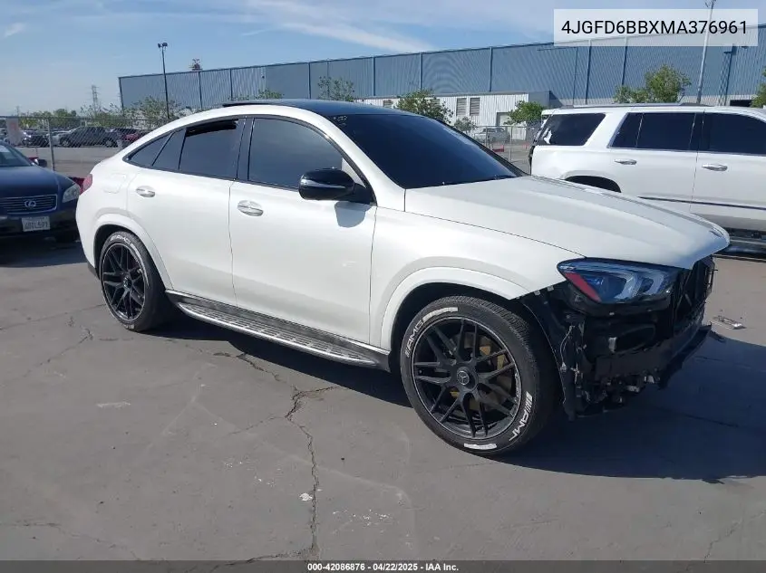 2021 Mercedes-Benz Amg Gle 53 Coupe 4Matic VIN: 4JGFD6BBXMA376961 Lot: 42086876
