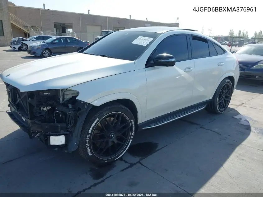 2021 Mercedes-Benz Amg Gle 53 Coupe 4Matic VIN: 4JGFD6BBXMA376961 Lot: 42086876