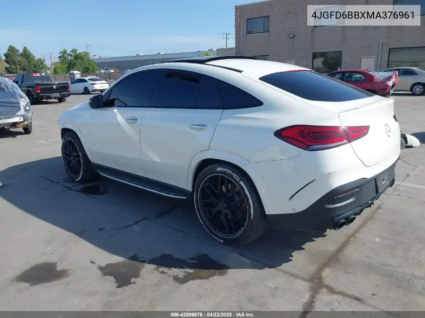 2021 Mercedes-Benz Amg Gle 53 Coupe 4Matic VIN: 4JGFD6BBXMA376961 Lot: 42086876
