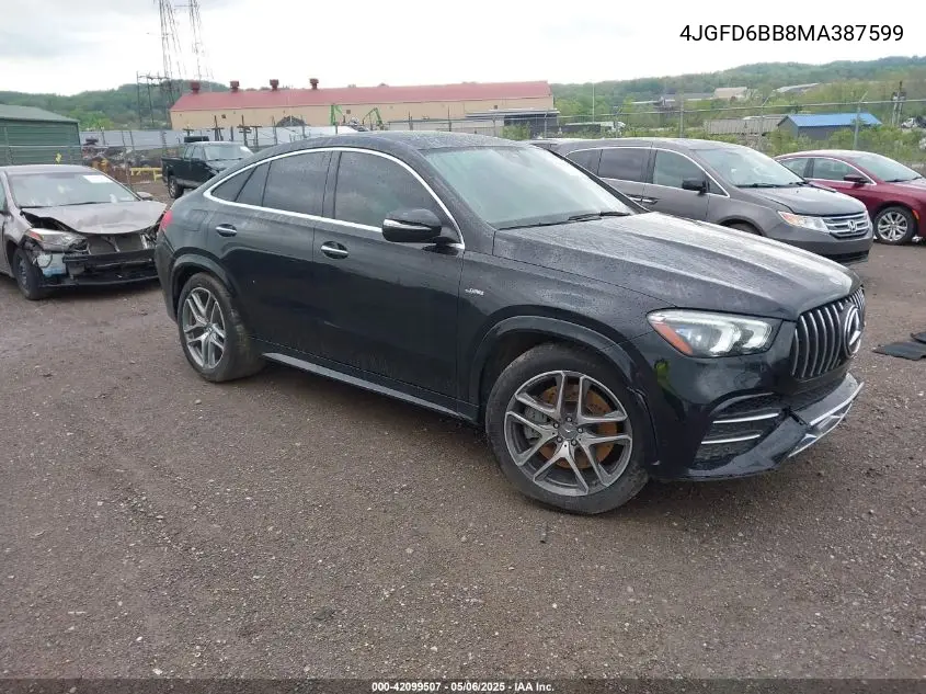 2021 Mercedes-Benz Amg Gle 53 Coupe 4Matic VIN: 4JGFD6BB8MA387599 Lot: 42099507