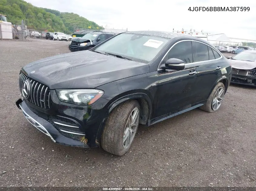 2021 Mercedes-Benz Amg Gle 53 Coupe 4Matic VIN: 4JGFD6BB8MA387599 Lot: 42099507