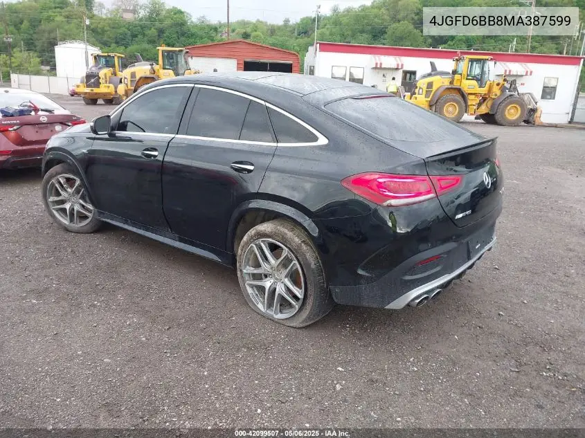 2021 Mercedes-Benz Amg Gle 53 Coupe 4Matic VIN: 4JGFD6BB8MA387599 Lot: 42099507