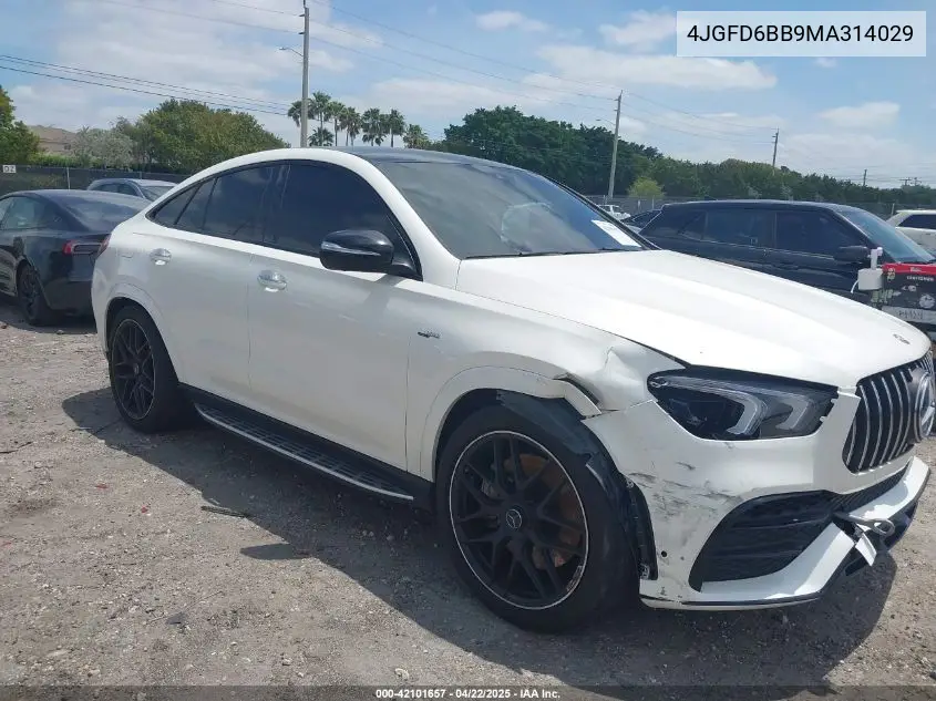 2021 Mercedes-Benz Amg Gle 53 Coupe 4Matic VIN: 4JGFD6BB9MA314029 Lot: 42101657