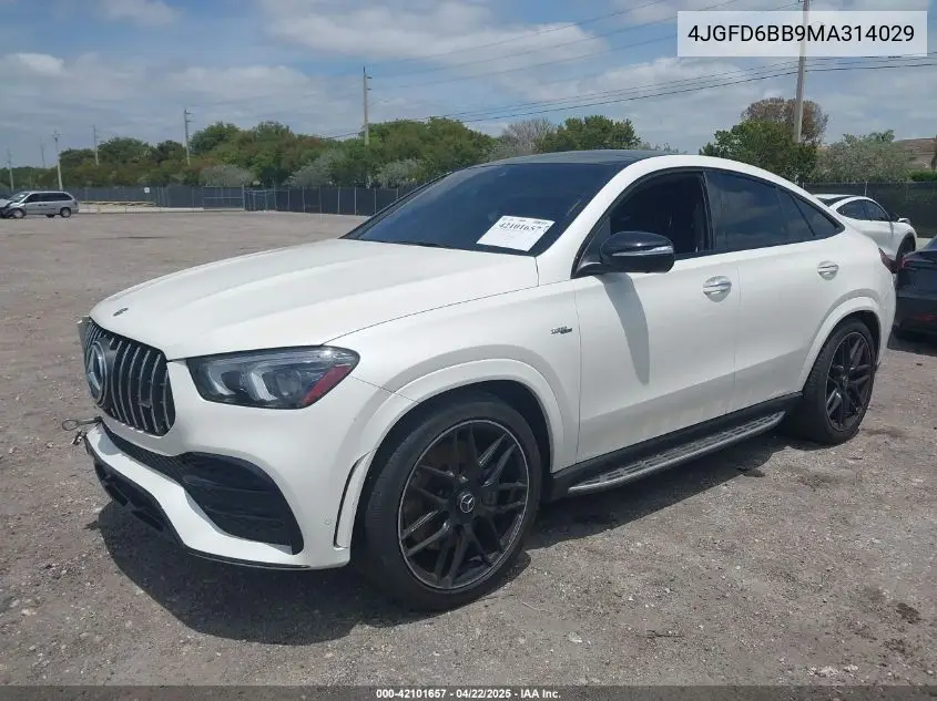 2021 Mercedes-Benz Amg Gle 53 Coupe 4Matic VIN: 4JGFD6BB9MA314029 Lot: 42101657