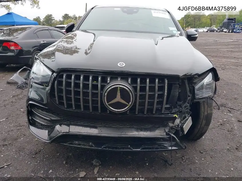 2021 Mercedes-Benz Amg Gle 53 Coupe 4Matic VIN: 4JGFD6BB4MA375899 Lot: 42193449