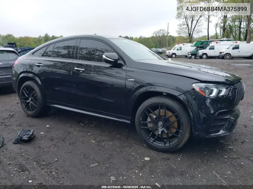 2021 Mercedes-Benz Amg Gle 53 Coupe 4Matic VIN: 4JGFD6BB4MA375899 Lot: 42193449