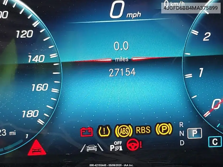 2021 Mercedes-Benz Amg Gle 53 Coupe 4Matic VIN: 4JGFD6BB4MA375899 Lot: 42193449