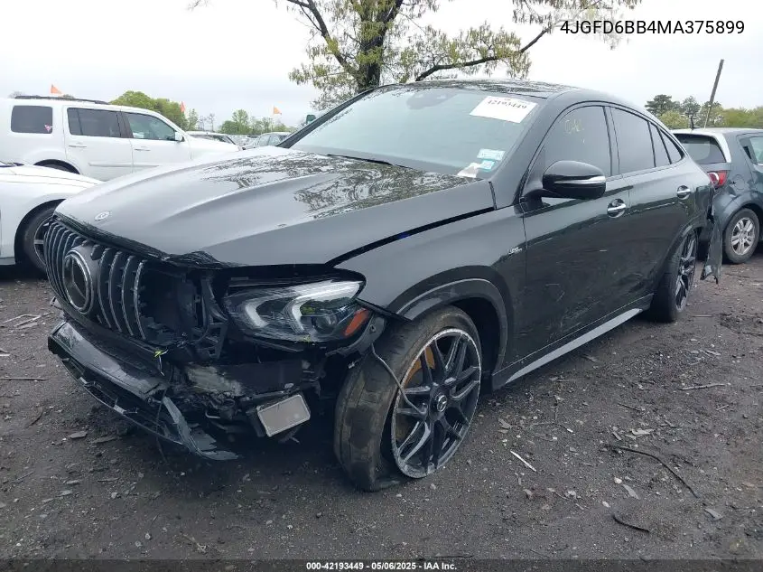 2021 Mercedes-Benz Amg Gle 53 Coupe 4Matic VIN: 4JGFD6BB4MA375899 Lot: 42193449