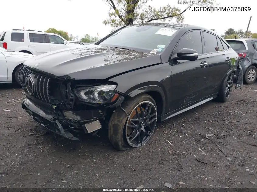 2021 Mercedes-Benz Amg Gle 53 Coupe 4Matic VIN: 4JGFD6BB4MA375899 Lot: 42193449