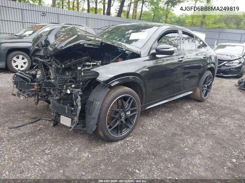 2021 Mercedes-Benz Amg Gle 53 Coupe 4Matic VIN: 4JGFD6BB8MA249819 Lot: 42213429