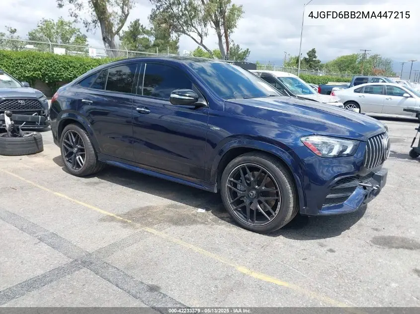 2021 Mercedes-Benz Amg Gle 53 Coupe 4Matic VIN: 4JGFD6BB2MA447215 Lot: 42233379