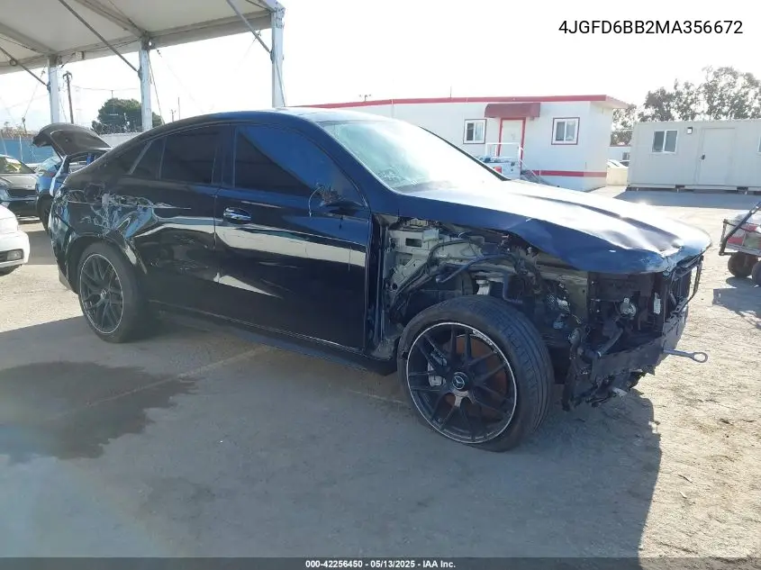 2021 Mercedes-Benz Amg Gle 53 Coupe 4Matic VIN: 4JGFD6BB2MA356672 Lot: 42256450