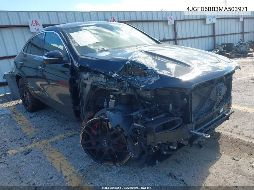 2021 Mercedes-Benz Amg Gle 53 Coupe 4Matic VIN: 4JGFD6BB3MA503971 Lot: 42318411
