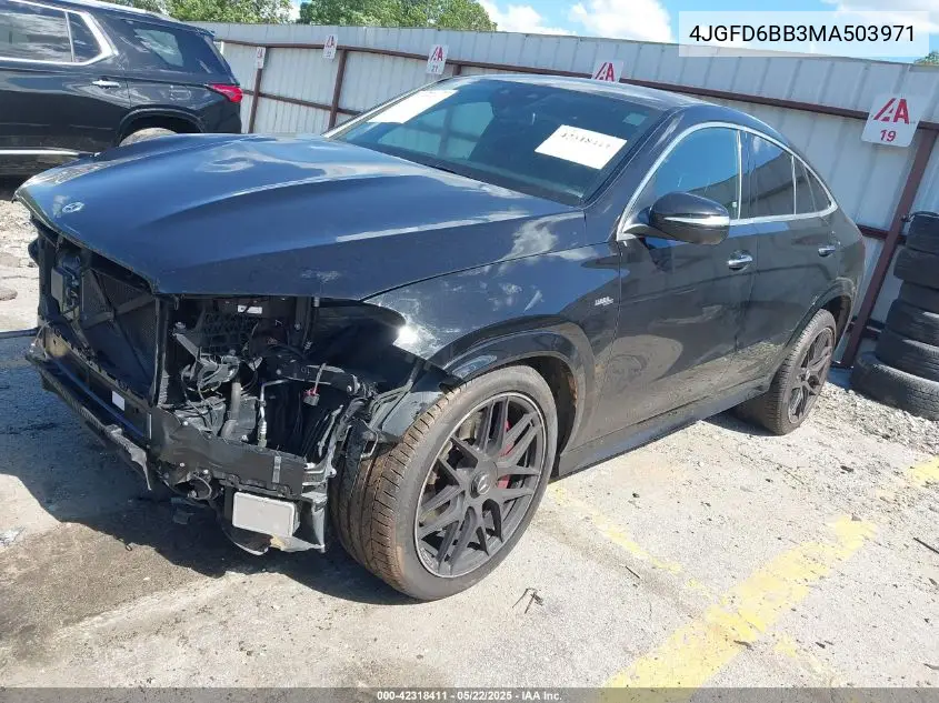 2021 Mercedes-Benz Amg Gle 53 Coupe 4Matic VIN: 4JGFD6BB3MA503971 Lot: 42318411