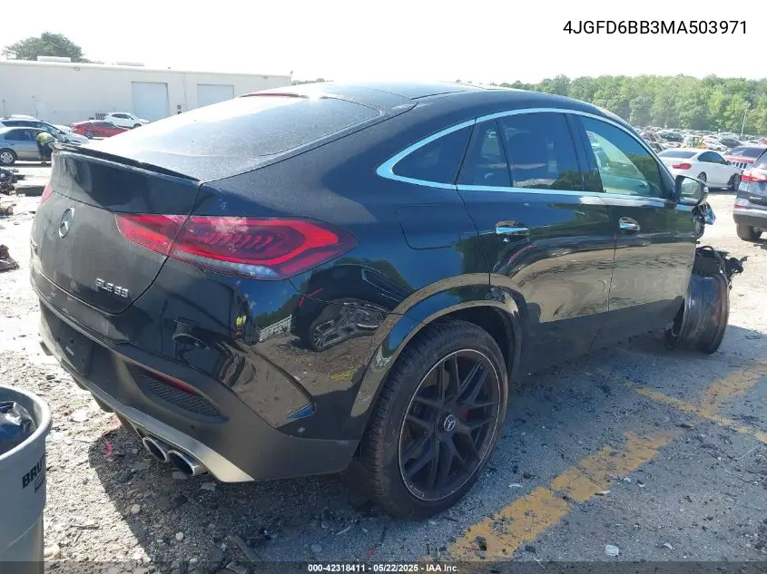 2021 Mercedes-Benz Amg Gle 53 Coupe 4Matic VIN: 4JGFD6BB3MA503971 Lot: 42318411