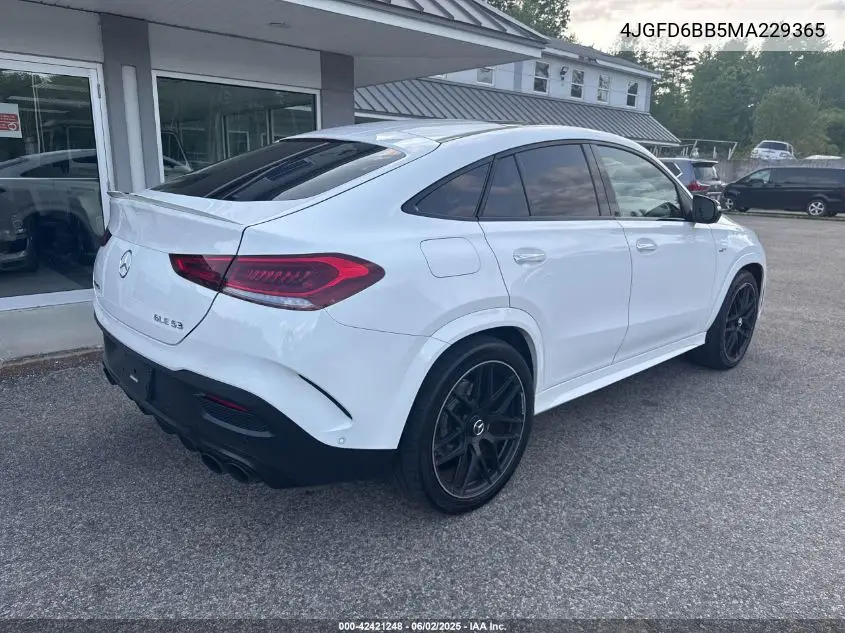 2021 Mercedes-Benz Amg Gle 53 Coupe 4Matic VIN: 4JGFD6BB5MA229365 Lot: 42421248