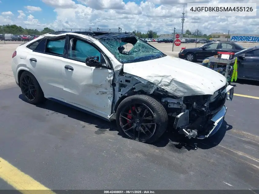 2021 Mercedes-Benz Amg Gle 63 Coupe S 4Matic VIN: 4JGFD8KB5MA455126 Lot: 42488051