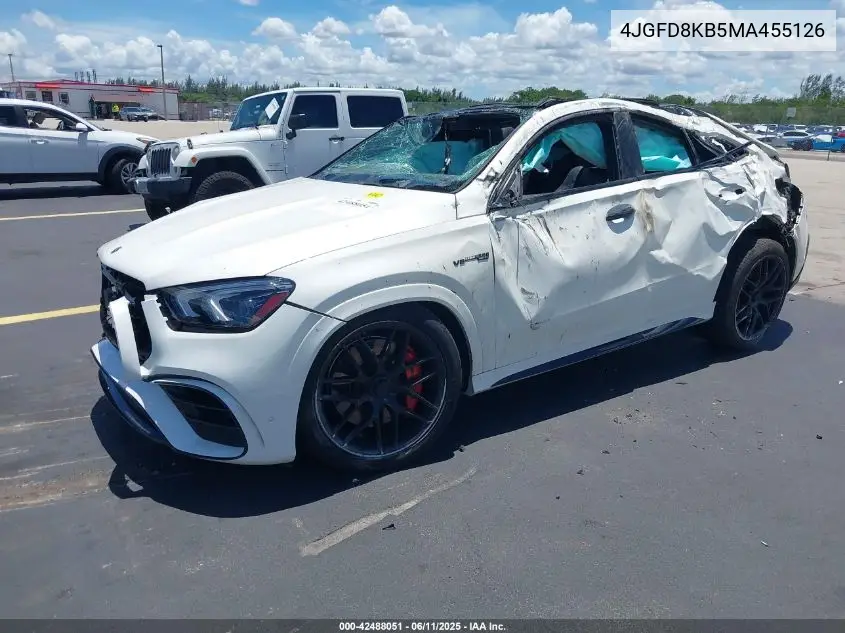 2021 Mercedes-Benz Amg Gle 63 Coupe S 4Matic VIN: 4JGFD8KB5MA455126 Lot: 42488051