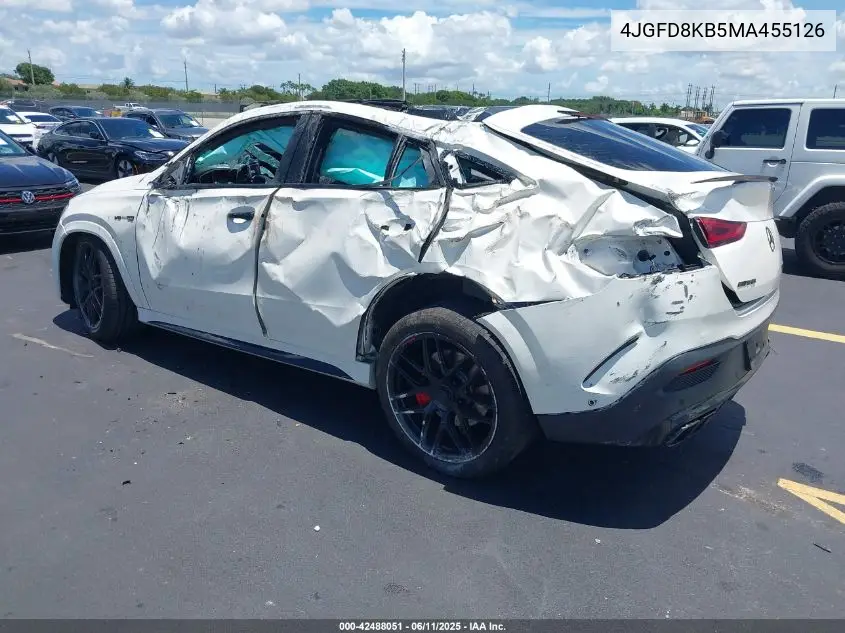 2021 Mercedes-Benz Amg Gle 63 Coupe S 4Matic VIN: 4JGFD8KB5MA455126 Lot: 42488051