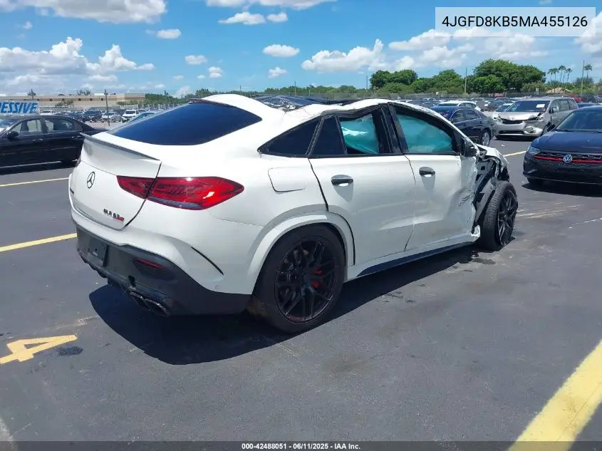 2021 Mercedes-Benz Amg Gle 63 Coupe S 4Matic VIN: 4JGFD8KB5MA455126 Lot: 42488051