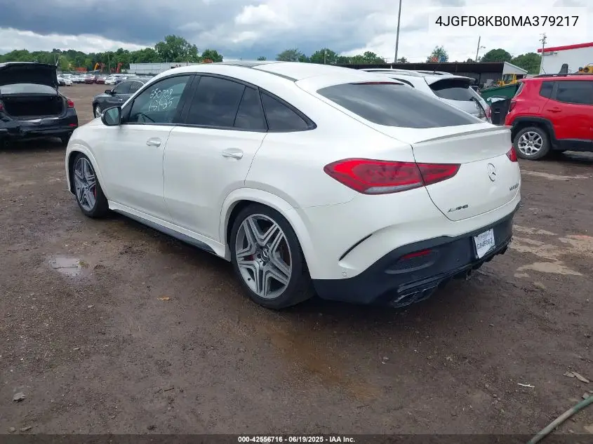 2021 Mercedes-Benz Amg Gle 63 Coupe S 4Matic VIN: 4JGFD8KB0MA379217 Lot: 42556716