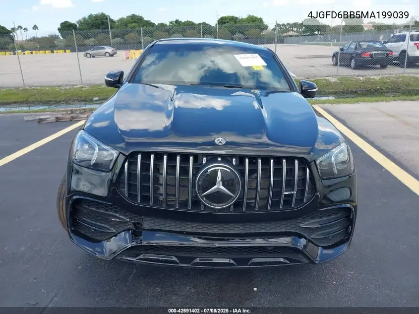 2021 Mercedes-Benz Amg Gle 53 Coupe 4Matic VIN: 4JGFD6BB5MA199039 Lot: 42691402