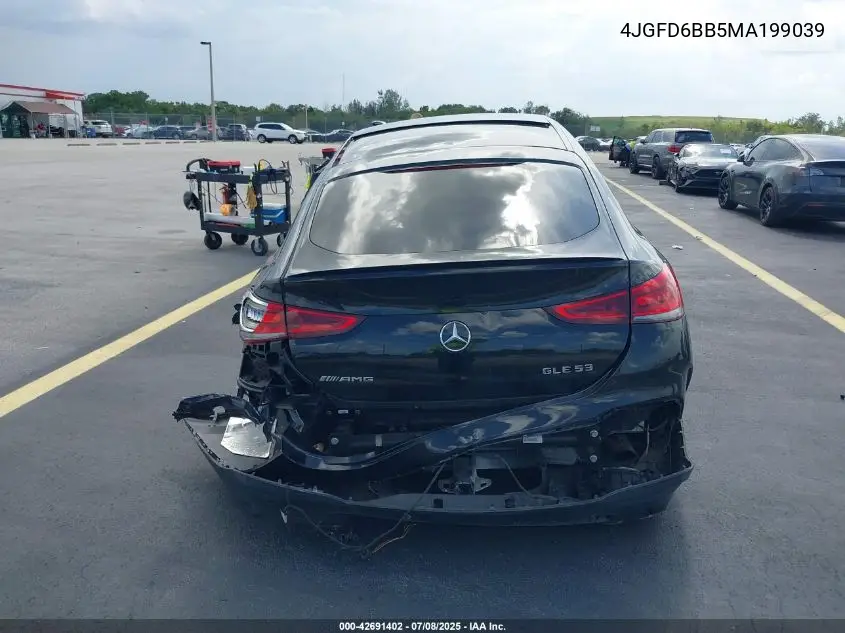 2021 Mercedes-Benz Amg Gle 53 Coupe 4Matic VIN: 4JGFD6BB5MA199039 Lot: 42691402