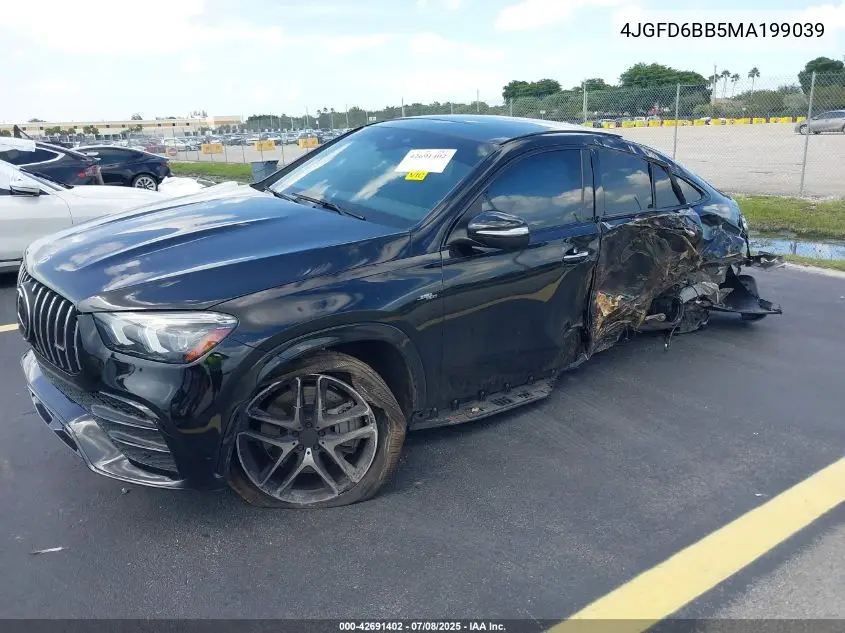 2021 Mercedes-Benz Amg Gle 53 Coupe 4Matic VIN: 4JGFD6BB5MA199039 Lot: 42691402