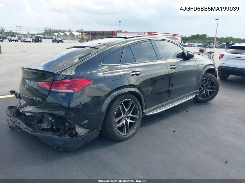 2021 Mercedes-Benz Amg Gle 53 Coupe 4Matic VIN: 4JGFD6BB5MA199039 Lot: 42691402