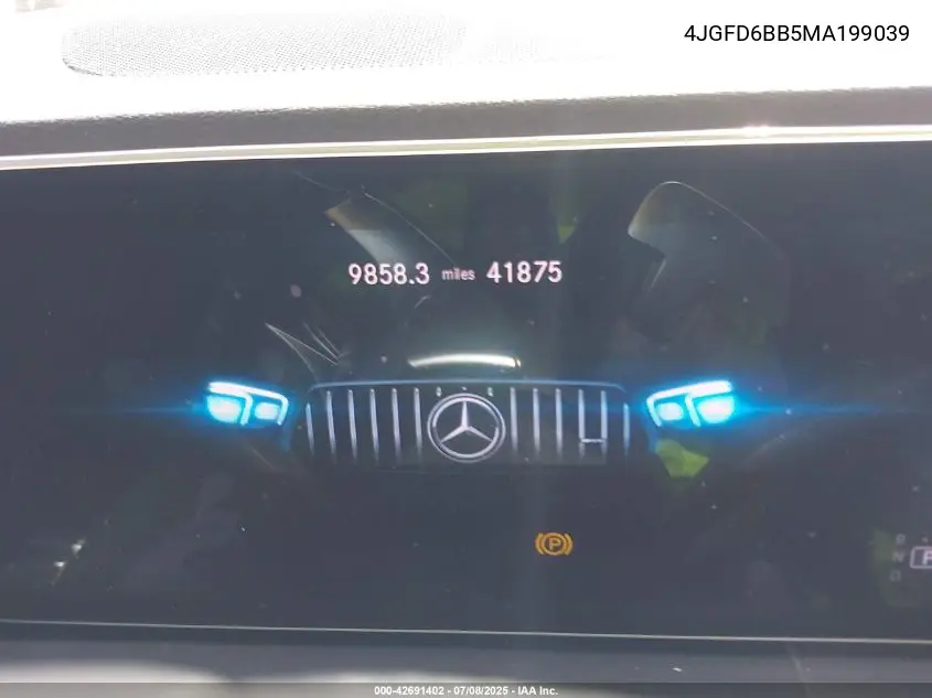 2021 Mercedes-Benz Amg Gle 53 Coupe 4Matic VIN: 4JGFD6BB5MA199039 Lot: 42691402