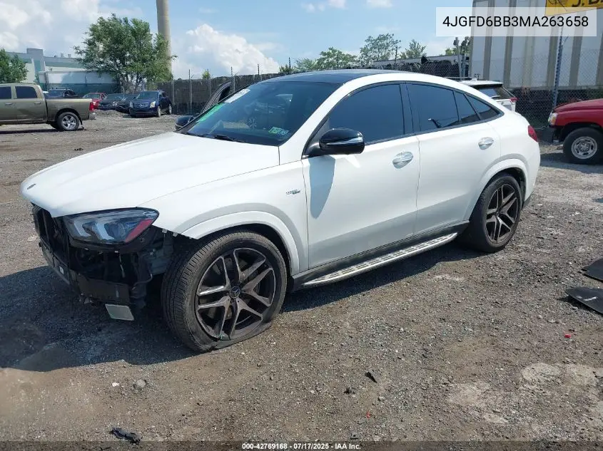 2021 Mercedes-Benz Amg Gle 53 Coupe 4Matic VIN: 4JGFD6BB3MA263658 Lot: 42769168