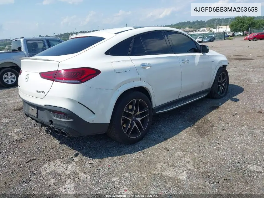 2021 Mercedes-Benz Amg Gle 53 Coupe 4Matic VIN: 4JGFD6BB3MA263658 Lot: 42769168