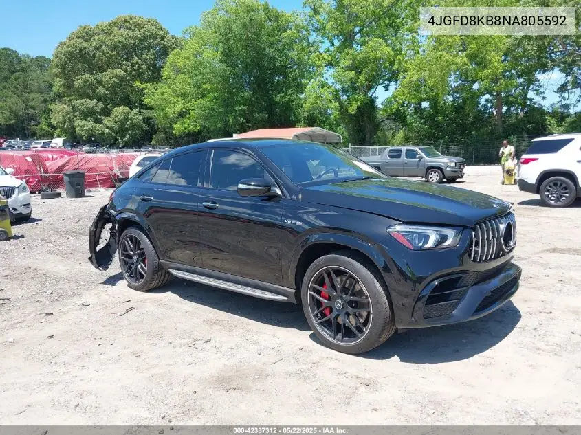 2022 Mercedes-Benz Amg Gle 63 Coupe S 4Matic VIN: 4JGFD8KB8NA805592 Lot: 42337312