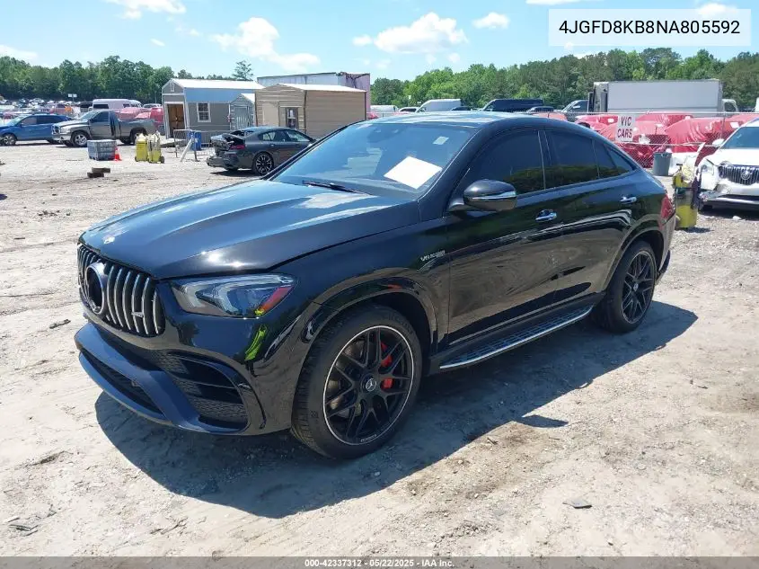 2022 Mercedes-Benz Amg Gle 63 Coupe S 4Matic VIN: 4JGFD8KB8NA805592 Lot: 42337312