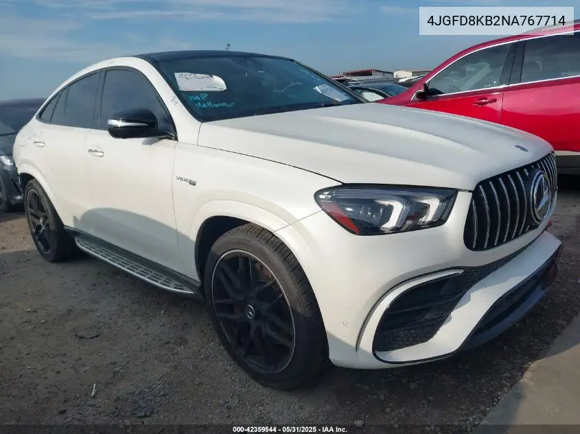 2022 Mercedes-Benz Amg Gle 63 Coupe S 4Matic VIN: 4JGFD8KB2NA767714 Lot: 42359544